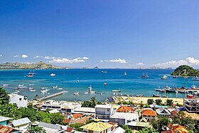 View from the port of Labuan Bajo