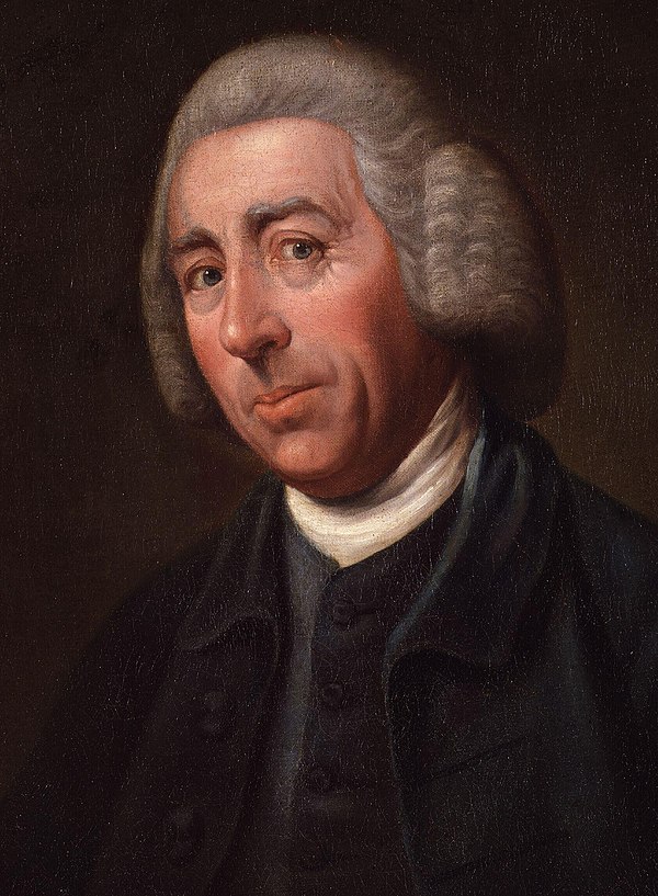 A portrait painting of Brown painted by Nathaniel Dance, c. 1773