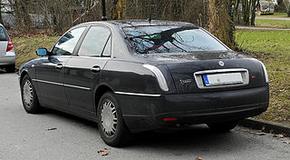 Lancia Thesis – Heckansicht, 22. Februar 2012, Wülfrath