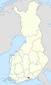 Poziția localității Lapinjärvi