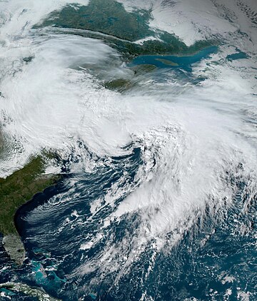 Tempête sur la côte Est des États-Unis de fin octobre 2021