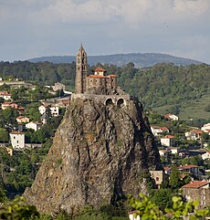 Le Puy-en-Velay, Église Saint-Laurent et Aiguilhe PM 48569.jpg