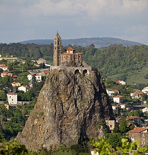 Le Puy-en-Velay, Église Saint-Laurent i Aiguilhe PM 48569.jpg