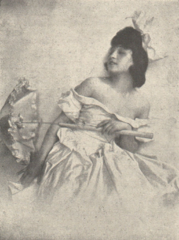 Lena Amsel zu ihrem jüngsten Tanzabend 1918 Franz X. Setzer.png