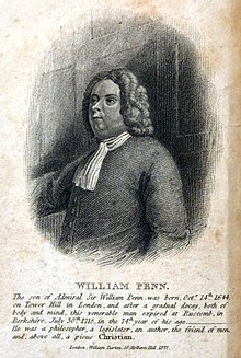 Life of William Penn's book art