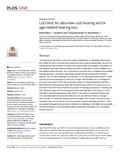 Миниатюра для Файл:LoCHAid - An ultra-low-cost hearing aid for age-related hearing loss.pdf