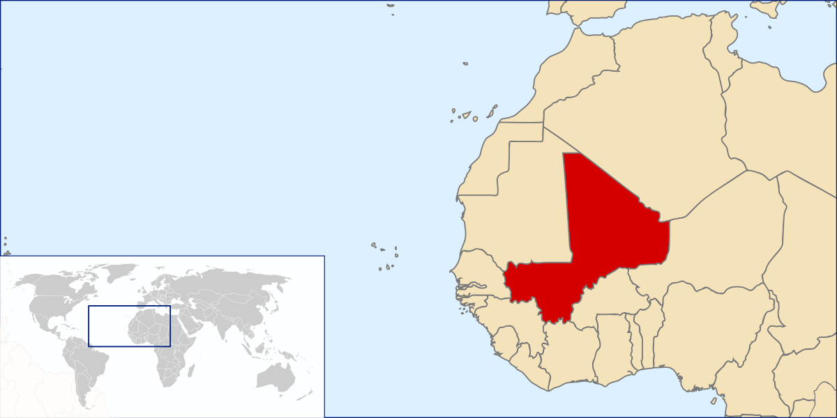 mali sur la carte du monde Atlas of Mali   Wikimedia Commons