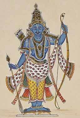 Lord Rama with arrows