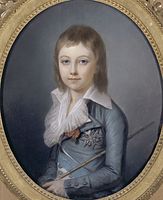 Louis-Charles de France, dit "L'enfant du Temple" futur Louis XVII, par Alexandre Kucharski (1792)