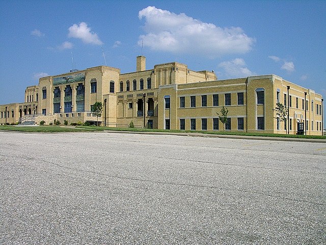 Kansas Aviation Museum, former Wichita Municipal Airport terminal from 1935 to 1951, located in southeast Wichita