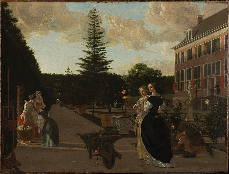 File:Ludolf de Jongh - Scene in a Formal Garden - L.1991.1.3 - Princeton University Art Museum.jpg