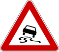 А15 Slippery road