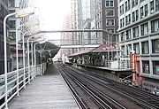 Madison/Wabash station in August 2001