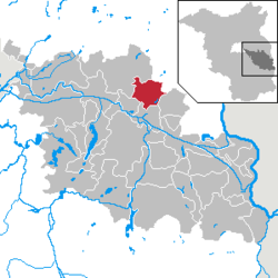 Madlitz-Wilmersdorf - Carte