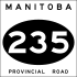 Provincial Road 235 shield