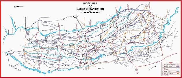 Map of Ganges canal in Uttar Pradesh Map Of Ganges Canal.jpg