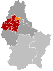 Localização de Wilwerwiltz em Luxemburgo