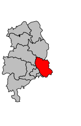 Cantone di Figeac-Est – Mappa