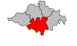 Kanton na mapě arrondissementu Montdidier