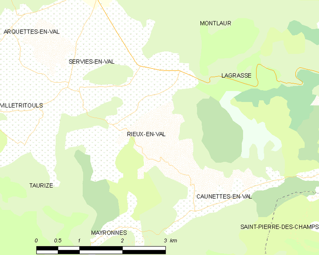 Rieux-en-Val - Localizazion