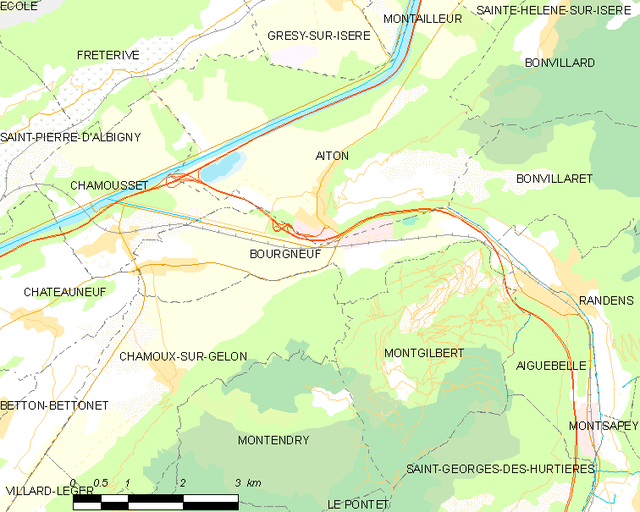 Bourgneuf - Localizazion