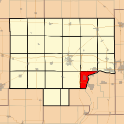 Map highlighting Leepertown Township, Bureau County, Illinois.svg