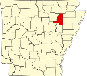 Jackson Countyin sijainti