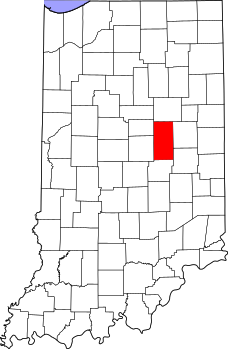 Map of Indiana highlighting Madison County.svg