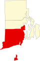 Map of Rhode Island highlighting Washington County.svg