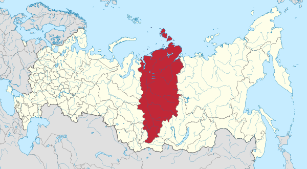 Map of Russia - Krasnoyarsk Krai.svg