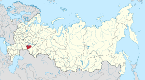 Самарская область на карте