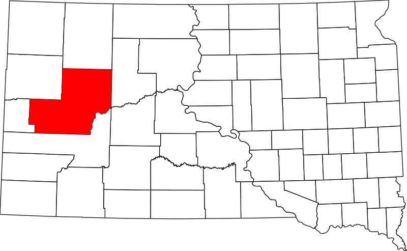 صورة:Map of South Dakota highlighting Meade County.svg