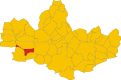 Map of comune of Bovisio Masciago (province of Monza and Brianza, region Lombardy, Italy).svg