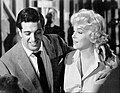 Frankie Vaughan kaj Marilyn Monroe en Let's Make Love.