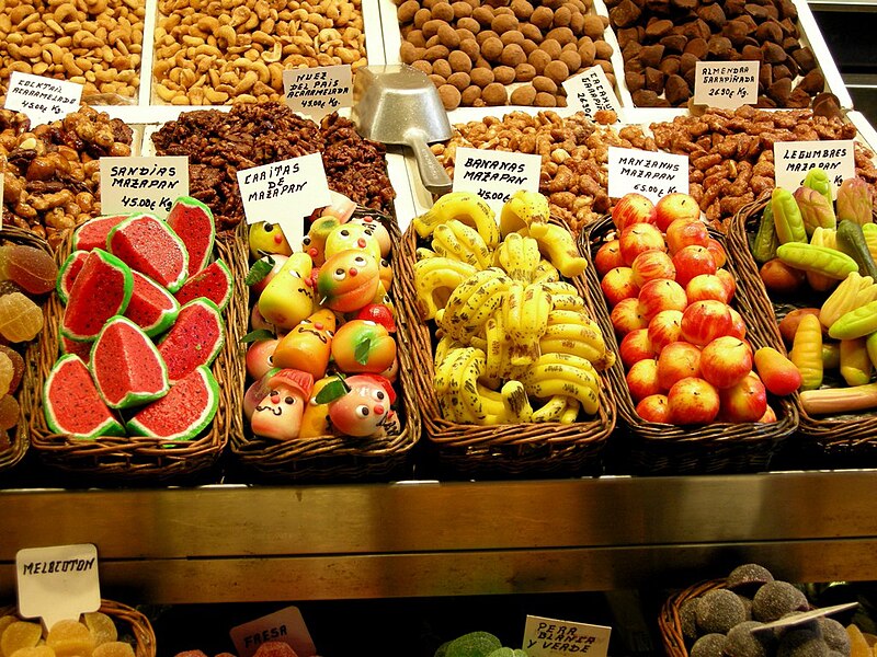 File:Marzipan fruits at the market.jpg