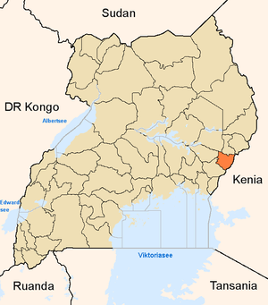 Location of Mbale