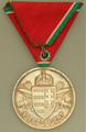 Médaille d'or pour officiers, revers