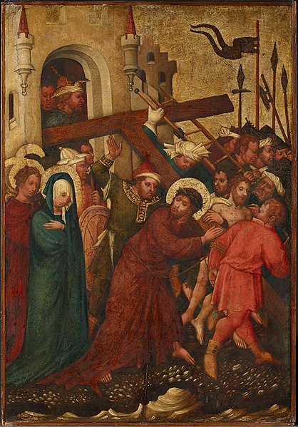 File:Meister der St. Lambrechter Votivtafel - Kreuztragung Christi - 4903 - Kunsthistorisches Museum.jpg