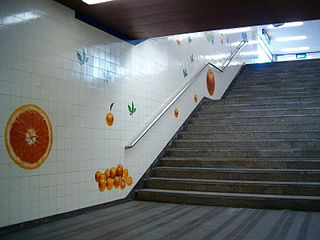 <span class="mw-page-title-main">Laranjeiras Station</span> Metro station in Lisbon, Portugal