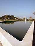 Pools and fountains in the park