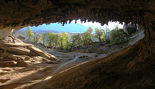 Grotte du Milodon, Région de Magallanes et de l'Antarctique chilien, Chili.