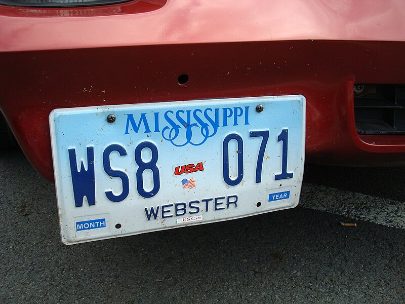 File:Motorshow 2008 Mississippi license plate Flickr - Infodad.jpg