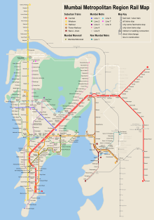 Mumbai Metropolitan Railway Schematic Map (simplified).svg