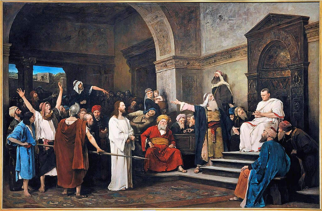 Krisztus Pilátus előtt, 1881
