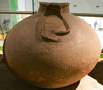 Urna de la cultura Las Mercedes. Museu Wagner, Santiago del Estero