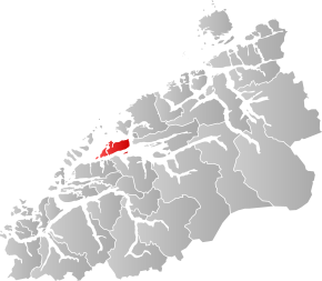 Poziția localității Midsund