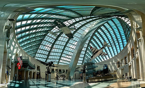 Photosphere of the Leatherneck Gallery within the National Museum of the Marine Corps.