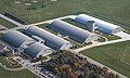 Aerial view of the National Museum of the U.S. Air Force by Ken LaRock-museum photographer.