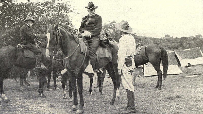 File:Nelson A. Miles during surrender negotiations for Santiago.jpg