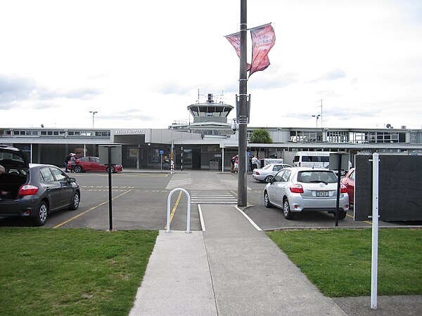 The former Nelson Airport terminal in 2012